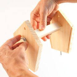 Vogelfutterhaus Bausatz inkl. Farben & Pinsel für Kinder Vogelfutterhaus Bausatz inkl. Farben & Pinsel für Kinder