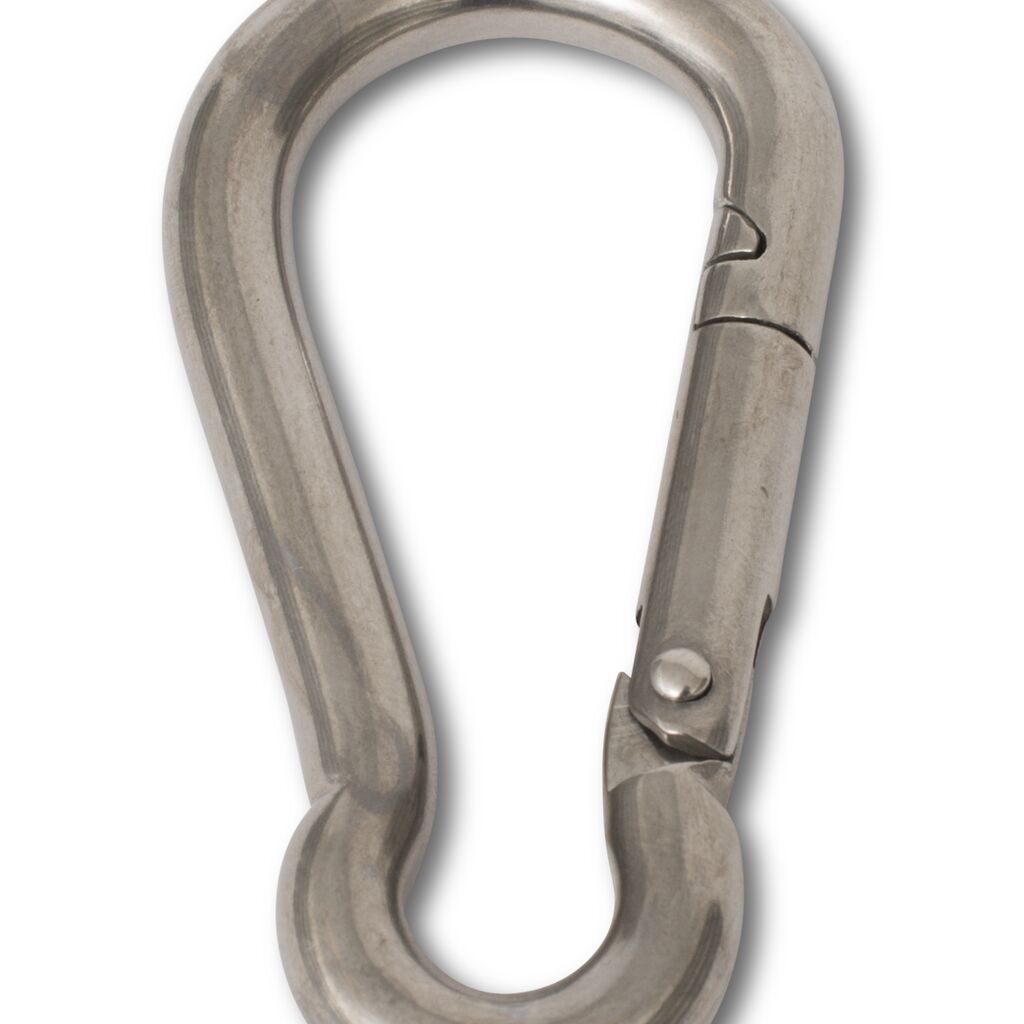 Coolaroo Zubehör für Sonnensegel Edelstahl S- Haken Karabiner Ringschraube