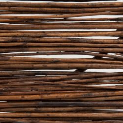 Beeteinfassung aus Weide länglich Beeteinfassung aus Weide länglich