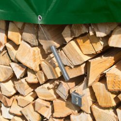 Holzstapel Abdeckplane mit Metallösen Holzstapel Abdeckplane mit Metallösen