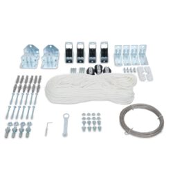 Montage-Set "Seilzug" für Seilspannsegel bis 7m Montage-Set "Seilzug" für Seilspannsegel bis 7m