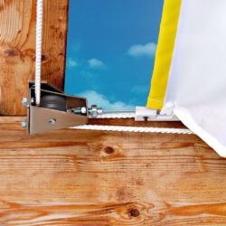 Montage-Set "Seilzug" für Seilspannsegel bis 7m Montage-Set "Seilzug" für Seilspannsegel bis 7m