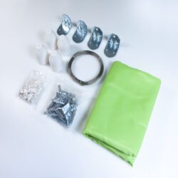 Seilspann-Sonnensegel + Montageset 270x140cm Seilspann-Sonnensegel + Montageset 270x140cm