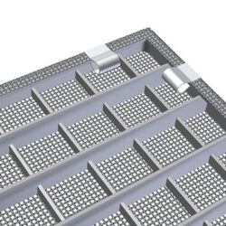 Befestigungsklammern für Lichtschacht-Abdeckung Befestigungsklammern für Lichtschacht-Abdeckung