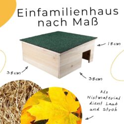 Igelhaus für kleine & große Igel