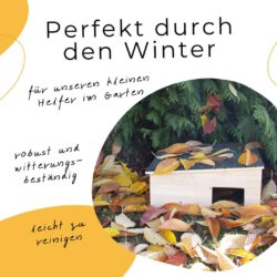 Igelhaus - perfekt um Igel zu überwintern