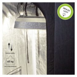 Growbox Komplettset, Gewächshaus-Indoor, 80 x 80 x 160 cm Growzelt-Licht